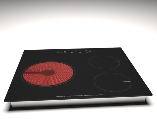 Three Burner Electric Induction Range Cooker