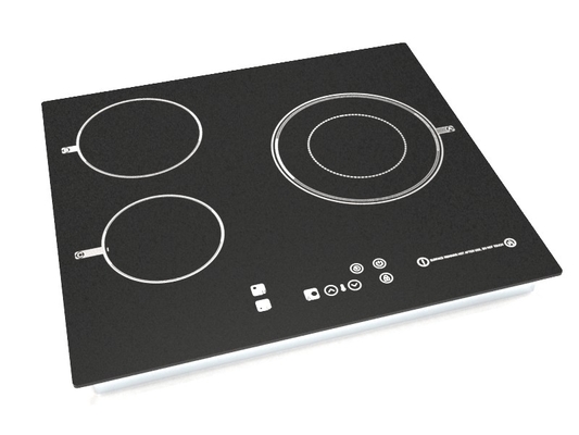zwart ceramisch inductiekooktoestel