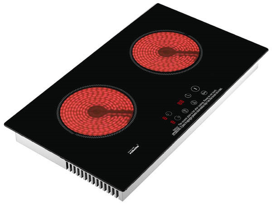 Dubbel de Brander Draagbaar Ceramisch Kooktoestel van het keukentoestel, Elektronische Ceramische Cooktop