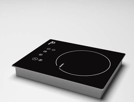Metaal die Enige Branderinductie Cooktop, bulit-in Enig Inductiekooktoestel 2200W huisvesten