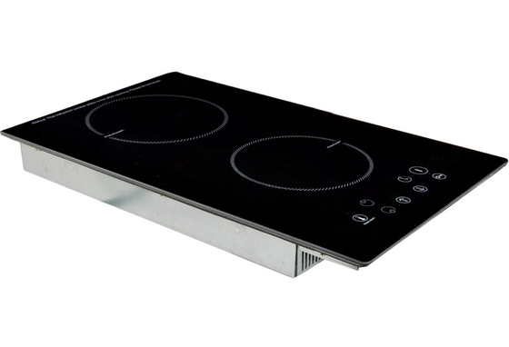 Gebouwd in Dubbele Brander Elektrische Ceramische Cooktop, Infrarood Kooktoestel voor Familie/Commercieel Gebruik