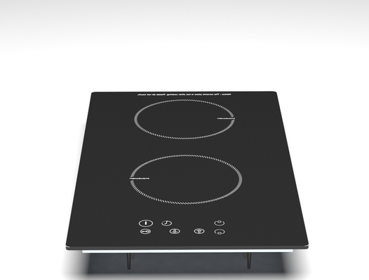 Ce-Certificaat 2 de Inductiekooktoestel 1400W en 2000W van de Streek Super Dun Dubbel Brander