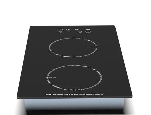 Kooktoestel van de de Branderinductie van keukentoestellen het Commerciële Elektrische Dubbele 1400W + 2000W