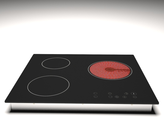 Snel Verwarmende Drie Brander Elektrische Cooktop/Hybride Elektrisch Kooktoestel 6000W Slimme Contrrol