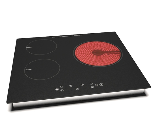 Draagbaar Reserve het Tarief minder dan 0.5w Hybride Kooktoestel 6000W van Cooktop van de Vier Branderinductie