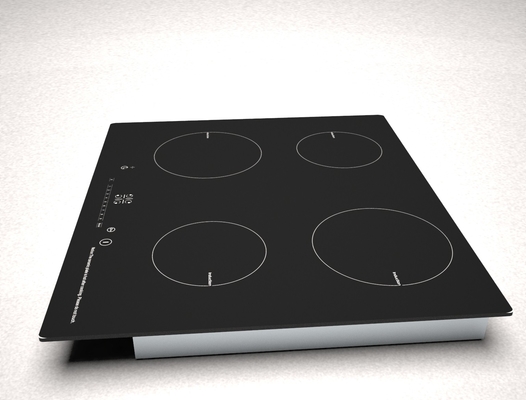 4 verwarmende Streekzwarte Vier Branderinductie Cooktop, Ceramisch Inductiekooktoestel met Ce