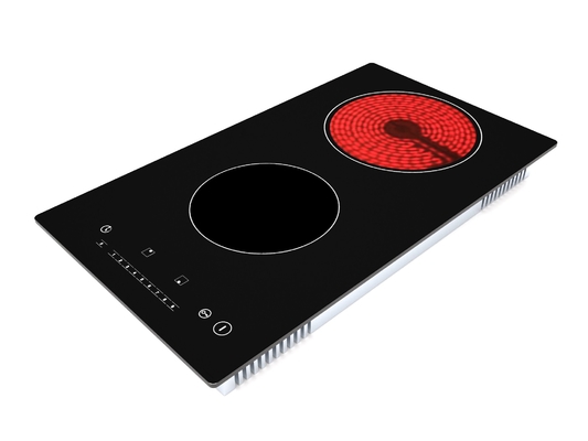Dubbele branderhybride cooktop